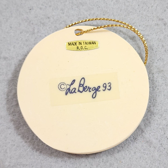 Vintage LaBerge 1993 TEACHERS ARE SPECIAL Boy Girl Signs Christmas Ornament - Picture 3 of 4